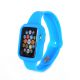 Bracelet bumper silicone bleu pour Apple Watch 38mm