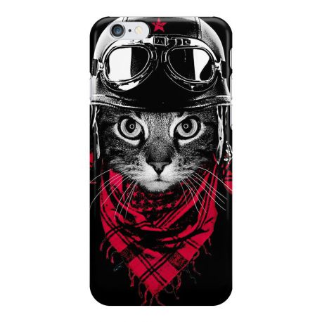 Coquediscount Coque Rigide Chat Motard Pour Apple Iphone 6 Plus
