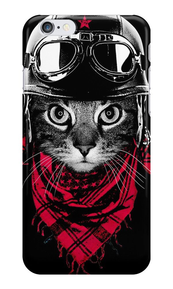 Coquediscount Coque Rigide Chat Motard Pour Apple Iphone 6 Plus