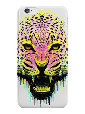 Coque rigide léopard milticolore pour Apple iPhone 6 Plus