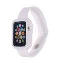 Bracelet bumper silicone blanc pour Apple Watch 42mm