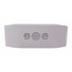 Enceinte Bluetooth Avs Audio Pulse grise et blanche