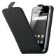 Etui cuir noir ultra fin avec rabat pour Samsung Galaxy ACE S5830