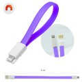 CABLE USB magnétique compatible avec iPhone 5/5C/5S/6/6 PLUS 22 cm VIOLET