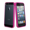 Muvit Housse Bimatiere Rose Apple Iphone 5/5s/se +film**