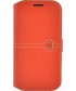Etui folio Façonnable orange pour Samsung Galaxy Ace 4
