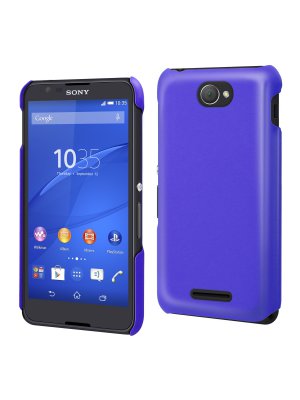 Mfx Coque Arriere Uv Bleu Pour Sony Xperia E4**