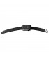 Bracelet Cuir croco X-Doria Lux Band 42mm noir pour Apple Watch 42mm 