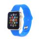 Bracelet silicone bleu sans adaptateur pour Apple Watch 42mm