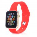 Bracelet silicone rouge sans adaptateur pour Apple Watch 42mm