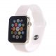 Bracelet silicone blanc sans adaptateur pour Apple Watch 38mm