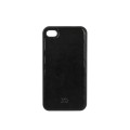 Coque XQISIT iPlate eman cuir noire pour Apple iPhone 4/4S