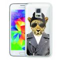 coque Moxie crystale rigide léopard Rock pour Samsung Galaxy S5 mini