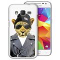 Coque rigide Moxie transparente leopard Rock pour Samsung Galaxy Trend Lite