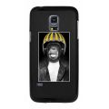 Moxie coque rigide noire singe casque jaune pour Samsung Galaxy S5 mini