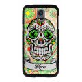 coque Moxie rigide noire crane vert mexicain pour Samsung Galaxy S5 mini