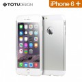 Coque TOTU Design Aluminium Knight argent/blanche pour Apple iPhone 6 Plus
