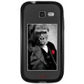 Coque rigide Moxie noir Gorille fleurs rouge pour Samsung Galaxy Trend Lite