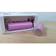 Mini ventilateur portable rose avec lumière et Power Bank 4400mAh