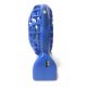 Mini ventilateur portable bleu avec lumière et Power Bank 4400mAh