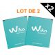 Lot de 2 batterie Wiko d'origine pour Wiko Goa et Wiko Sunset