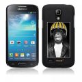 Moxie coque rigide noire singe casque jaune pour Samsung Galaxy S4