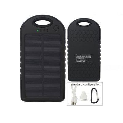 Batterie de secours chargeur solaire 5000 mAh