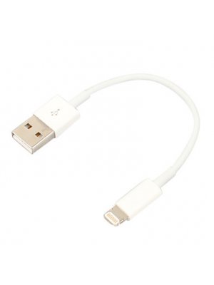 Mini câble usb/lightning blanc