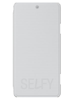 Wiko Etui Folio Blanc Wiko Selfy**