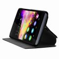 Etui folio avec stand intégré noir pour Wiko Rainbow Up