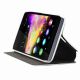  Etui folio avec stand intégré blanc pour Wiko Rainbow Up