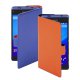 Mfx Etui Cameleon Folio Bleu + Orange Pour Sony Xperia Z5 Compact**