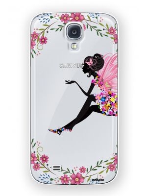 Coque crystal Fée Fleurale pour Samsung Galaxy S4 