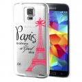 Coque Samsung Galaxy S5 G900 rigide transparente Paris is always a good idea Dessin Evetane