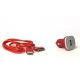 Chargeur allume-cigare pour Apple iPhone 3G/3GS/4/4S - Rouge