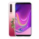 Coque Samsung Galaxy A9 2018 360 intégrale transparente Flamant Rose Cercle Tendance Evetane.