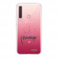 Coque Samsung Galaxy A9 2018 360 intégrale transparente Princesse Couronne Tendance Evetane.