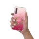 Coque Samsung Galaxy A9 2018 anti-choc souple angles renforcés transparente Flamant Rose Cercle Evetane.