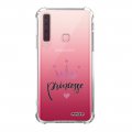Coque Samsung Galaxy A9 2018 anti-choc souple angles renforcés transparente Princesse Couronne Evetane.