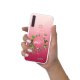 Coque Samsung Galaxy A9 2018 silicone transparente Flamant Rose Cercle ultra resistant Protection housse Motif Ecriture Tendance Evetane