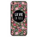 Coque iPhone 5C rigide transparente La Vie en Rose Dessin Evetane