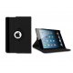 Etui rotatif effet cuir iPad Air 2 - Noir