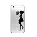 Coque silhouette iPhone 4/4s Transparent