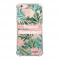 Coque iPhone 6/6S anti-choc souple angles renforcés transparente Tropical Summer Pastel Evetane.