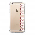 Coque iPhone 6/6S anti-choc souple angles renforcés transparente Carpe Diem New Evetane.