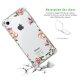 Coque iPhone 7/8/ iPhone SE 2020 anti-choc souple angles renforcés transparente Flowers Evetane.