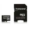 Transcend Micro Sd Hc Card 8go Classe 10 Adaptor Sd Ts8gusdhc10