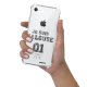 Coque iPhone 7/8/ iPhone SE 2020 anti-choc souple angles renforcés transparente Jalouse 01 Evetane.
