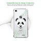 Coque iPhone 7/8/ iPhone SE 2020 anti-choc souple angles renforcés transparente Panda Bambou Evetane.