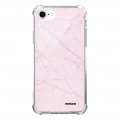 Coque iPhone 7/8/ iPhone SE 2020 anti-choc souple angles renforcés transparente Marbre rose Evetane.